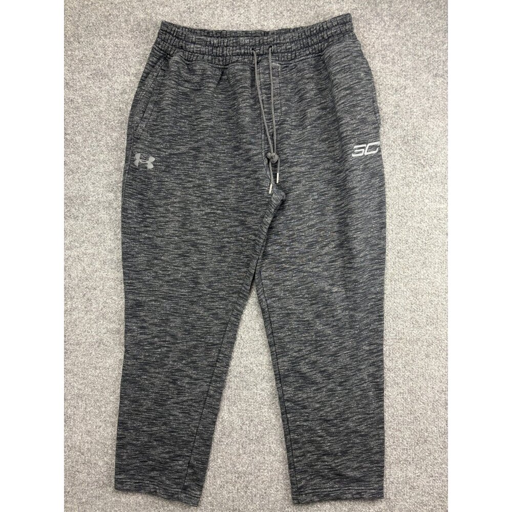 Under Armour Pants Mens XL Gray SC Fleece Joggers Sweatpants Drawstring Pockets